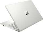 لابتوب HP 15s-eq1516sa مقاس 15.6 بوصة — معالج AMD Ryzen 3، تخزين SSD 128GB، لون فضي