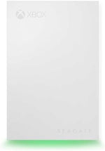 Seagate Game Drive for Xbox 5TB, External Hard Drive Portable, USB 3.2 Gen 1, White with built-in green LED bar, Xbox Certified, Data Rescue Services (STKX5000100)