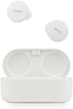 Denon PerL Pro True Wireless Earbuds, Personalised Sound Profile, Noise Cancelling Earbuds, Water Resistant Earphones, with Built in Microphones and Long Battery Life - White