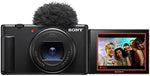 Sony Vlog Camera ZV-1 II | Digital camera (Vari-angle screen for vlogging, wide angle zoom lens, 4K video, multi-directional microphone) Black