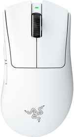 Razer DeathAdder V4 Pro - Ultra-lightweight Wireless Ergonomic Esports Mouse - 57g - 2,4 Ghz Hyperspeed - Focus Pro 45K Sensor - 8K Hz Polling - Optical Switches Gen-4 - PC/Mac | White