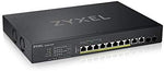 Zyxel 8-Port Multi-Gig + 2 10G Copper + 2 10G Fiber Nebulaflex Smart Managed Poe ++ مع 375W. [XS1930-12HP]
