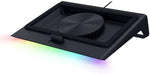 Razer Laptop Cooling Pad - Smart cooling pad for 14‘-18’ laptops - airtight pressure chamber (customizable fan curves, 3-port USB-A hub, removable multi-function buttons) Black