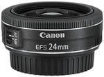 Canon EF-S 24mm f/2.8 STM Lens - Pime Pancake Lens - Travel, Landscape, Street Photography - Compatible with Canon EOS DSLR Range
