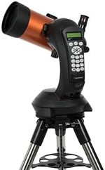 Celestron 11049 NexStar 4SE Computerised Maksutov-Cassegrain Telescope with Fully Automated Mount, SkyAlign Technology and XLT Coating, Black/Orange