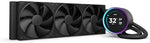 NZXT Kraken Elite 360 - AIO CPU Liquid Cooler - 360mm Radiator - 3 x F120P Fans - Customizable 2.72" IPS LCD Turbine Pump - Intel® LGA 1700, 1200/115X, 1851 - AMD® AM5, AM4 - Black