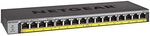 NETGEAR 16 Port PoE Gigabit Switch (GS116LP) - Unmanaged Network Switch - 16 x PoE+ @ 76 W Upgradeable, Desktop, Wall Mount or Rackmount, and Limited Protection
