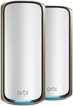 NETGEAR Orbi Quad-band WiFi 7 Mesh System (RBE972S), WiFi 7 Router & 1 Satellite Extender, Coverage up to 6,600 sq. ft. & 200 Devices, 10 Gbit Internet Port, BE27000 802.11be (up to 27Gbps)