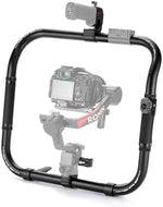 Tilta RS4 RS4 Pro Basic Ring Grip Plus Compatible with DJI RS4/RS4 Pro/RS2/RS3 Pro Gimbal Control Kit, Dual Handheld Ring Grip with Remote Control Handle TGA-PRG2