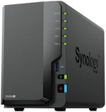 Synology DS224+ 24TB 2 Bay NAS Solution installed with 2 x 12TB HAT3300 Drives
