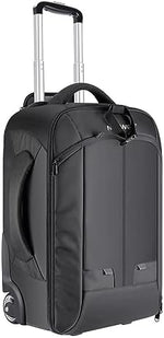 Neewer 2-in-1 Sliding Camera Backpack Suitcase Style Convertible with Double Handle, Shockproof with Removable Padded Compartments for SLR/DSLR Cameras Tripod Lenses (Black)