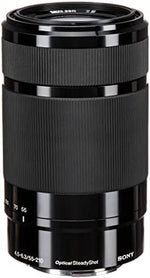 Sony 55-210mm f/4.5-6.3 OSS E-Mount Telephoto Zoom Lens for APS-C Mirrorless Cameras – Ideal for Sports, Wildlife, and Travel Photography