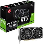 MSI GeForce RTX 3050 VENTUS 2X XS 8G OC Gaming Graphics Card - 8GB GDDR6X, 1807 MHz, PCI Express Gen 4 x 8, 128-bit, 1x DP v 1.4a, HDMI 2.1 (Supports 4K)
