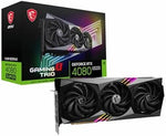 MSI GeForce RTX 4080 SUPER 16G GAMING X TRIO - 16GB GDDR6X, 2610 MHz, PCI Express Gen 4, 256-bit, 3x DP v 1.4a, HDMI 2.1a (Supports 4K & 8K HDR)