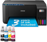 Epson EcoTank ET-2861 A4 Multifunction Wi-Fi Ink Tank Printer, With Up To 3 Years Of Ink Included , Black