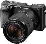 Sony Alpha 6400 APS-C Mirrorless Camera with 18-135mm Lens (24.2MP, Real-Time Eye Autofocus, 4K Video, 0.02s Fast AF, Tiltable Screen, Ideal for Vlogging, Travel and Content Creation)
