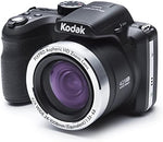 KODAK Pixpro AZ421 - Digital Bridge Camera, 42X Optical Zoom, 24mm Wide-Angle, 16 Megapixels, 3" LCD, 720p HD Video, OIS, Li-ion Battery - Black