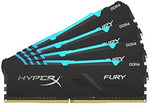 HyperX Fury HX424C15FB3AK4/64 Memory DIMM DDR4 64 GB (Kit 4 x 16 GB) 2400 MHz CL15 RGB
