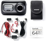 Nextbase 522GW Dash Cam Front with Hardwire Kit, 64GB Micro SD Card & Case Included - 1440p/30fps 2K In Car Camera Dashcam - Wifi, Bluetooth, 10hz GPS - Polarising Filter Lens - Emergency SOS