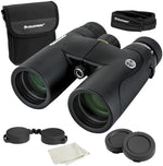 مناظير سيليسترون 72333 Nature DX ED 10x42 مع عدسات موضوعية منخفضة التشتت للغاية للاستخدام في الهواء الطلق والطيور، متعددة المغلفة بالكامل بمنشور BaK-4، مدرعة مطاطية، ضباب ومقاومة للماء