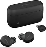 Jabra Evolve2 Buds True Wireless In-Ear Bluetooth Earbuds, Active Noise Cancellation (ANC) and 4-mic MultiSensor Voice Technology - Microsoft Teams Certified, works with all other meeting apps - Black