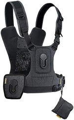 Cotton G3 147 Professional Harness for One or Two Cameras and Any Lens-Grey, 25.4 x 2.5 x 35.6