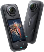 Insta360 X5 Standard Bundle – 8K 360 Degree Action Camera with Triple AI Power & Replaceable Lenses with Carry Case