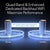 NETGEAR Orbi Quad-band WiFi 7 Mesh System (RBE972S), WiFi 7 Router & 1 Satellite Extender, Coverage up to 6,600 sq. ft. & 200 Devices, 10 Gbit Internet Port, BE27000 802.11be (up to 27Gbps) image 3