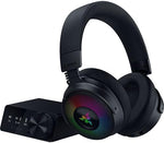 Razer Kraken V4 Pro - Wireless Gaming-Headset with OLED Control Hub - Sensa HD haptics - TriForce 40mm Drivers - HyperSpeed & Bluetooth - THX Spatial Audio | Black