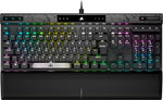 CORSAIR K70 MAX RGB Magnetic Mechanical Wired Gaming Keyboard – MGX Adjustable Switches, Simultaneous SOCD and Rapid Trigger, PBT Double-Shot Keycaps, Sound Dampening, 8000Hz Polling, QWERTY UK, Black