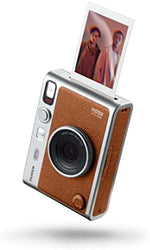 instax mini EVO Hybrid camera and smartphone printer, BROWN