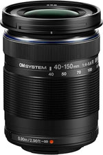 OM SYSTEM M.Zuiko Digital ED 40-150mm F4-5.6 lens, telephoto zoom, suitable for all MFT cameras (Olympus OM-D & PEN models, Panasonic G series), black