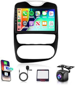 Android Car Stereo for For Renault CLIO S.A 2013-2018 with Wireless Carplay, Rimoody 10.1 Inch Touch Screen Car Radio with GPS Navigation Bluetooth FM RDS HiFi WiFi Android Auto Backup Camera