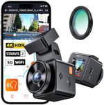 VANTRUE E1 Pro 4K HDR Dash Cam Front STARVIS 2, 5G WiFi Dashcam with CPL, GPS Voice Control, 15s Buffer Parking Monitoring, Car Camera Night Vision, 1.54 inch 160°Hidden Dash Cam for Cars, Support 1TB