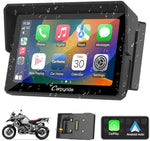 Motorcycle CarPlay Screen Carpuride W502B for BMW R1200GS/R1250GS/S1000XR – 5" IP67 Waterproof Touchscreen, Wireless Android Auto & CarPlay, GPS Navigation, Dual Bluetooth, Enhanced Bass EQ
