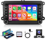 2G 64G Stereo for VW Passat Jetta Tiguan Golf MK5 MK6 T5 EOS Polo Android Car Radio CarPlay, Rimoody 7 Inch Touch Screen Android Auto GPS Navigation Bluetooth FM SWC Backup Camera