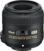 Nikon AF-S DX Micro NIKKOR 40mm f/2.8G Lens-Black