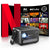 جهاز عرض ذكي بدقة 4K مع اعتماد Netflix، صوت Dolby، تركيز تلقائي ToF، جهاز عرض نهاري 1900 ANSI 4K HDR، مع Google TV، NFC، WiFi6، Bluetooth 5.4، HDMI ARC، للسينما المنزلية/الألعاب التلفزيونية الخارجية 