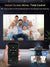 جهاز عرض ذكي بدقة 4K مع اعتماد Netflix، صوت Dolby، تركيز تلقائي ToF، جهاز عرض نهاري 1900 ANSI 4K HDR، مع Google TV، NFC، WiFi6، Bluetooth 5.4، HDMI ARC، للسينما المنزلية/الألعاب التلفزيونية الخارجية 