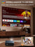 جهاز عرض ذكي بدقة 4K مع اعتماد Netflix، صوت Dolby، تركيز تلقائي ToF، جهاز عرض نهاري 1900 ANSI 4K HDR، مع Google TV، NFC، WiFi6، Bluetooth 5.4، HDMI ARC، للسينما المنزلية/الألعاب التلفزيونية الخارجية 