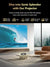 جهاز عرض ذكي بدقة 4K مع اعتماد Netflix، صوت Dolby، تركيز تلقائي ToF، جهاز عرض نهاري 1900 ANSI 4K HDR، مع Google TV، NFC، WiFi6، Bluetooth 5.4، HDMI ARC، للسينما المنزلية/الألعاب التلفزيونية الخارجية 