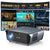 جهاز عرض ذكي بدقة 4K مع اعتماد Netflix، صوت Dolby، تركيز تلقائي ToF، جهاز عرض نهاري 1900 ANSI 4K HDR، مع Google TV، NFC، WiFi6، Bluetooth 5.4، HDMI ARC، للسينما المنزلية/الألعاب التلفزيونية الخارجية 