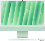 Apple IMAC All-In-One Computer مع شريحة M4 مع وحدة المعالجة المركزية ذات 10 نواة ووحدة معالجة الرسومات ذات 10 نواة: تم تصميمها لذكاء Apple ، شاشة شبكية شبكية مقاس 24 بوصة ، ذاكرة موحدة 16 جيجابايت ، تخزين SSD 512 جيجابايت ؛ أخضر