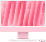 Apple IMAC All-In-One Computer مع شريحة M4 مع وحدة المعالجة المركزية ذات 10 نواة ووحدة GPU 10 نواة: تم تصميمها لذكاء Apple ، شاشة شبكية العين مقاس 24 بوصة ، ذاكرة موحدة 16 جيجابايت ، تخزين SSD 256 جيجابايت ؛ لون القرنفل