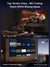 جهاز عرض ذكي بدقة 4K مع اعتماد Netflix، صوت Dolby، تركيز تلقائي ToF، جهاز عرض نهاري 1900 ANSI 4K HDR، مع Google TV، NFC، WiFi6، Bluetooth 5.4، HDMI ARC، للسينما المنزلية/الألعاب التلفزيونية الخارجية 