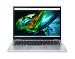 لابتوب Acer Aspire 3 Spin 14 Convertible — تخزين 256 جيجابايت • فضي • معالج إنتل كور i3 • دعم دقة UHD