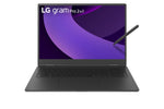 لابتوب LG gram Pro 2in1 16T90TP — تخزين 1 تيرابايت • أسود • معالج إنتل كور Ultra 7 • ذاكرة عشوائية 16 جيجابايت • شاشة 16 بوصة (مستعمل – بحالة ممتازة، عبوة مفتوحة)