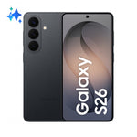 جوال ذكي Samsung Galaxy S26 5G — أسود • ذاكرة عشوائية 12 جيجابايت • اتصال خلوي 5G