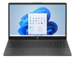 لابتوب HP 15-fc0078na — تخزين 128 جيجابايت • أسود • شاشة 15.6 بوصة