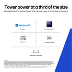 HP Z2 SFF G1i Workstation PC Desktop PC — 1TB storage / Black / Intel Core Ultra 7 processor / Windows 11 Pro / 32GB DDR5 memory